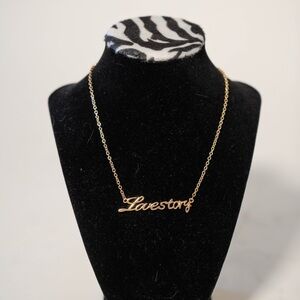 Gold 'Lovestory' Necklace